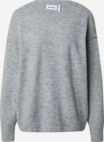 WEEKDAY Pullover 'Annie' in Grau: predná strana