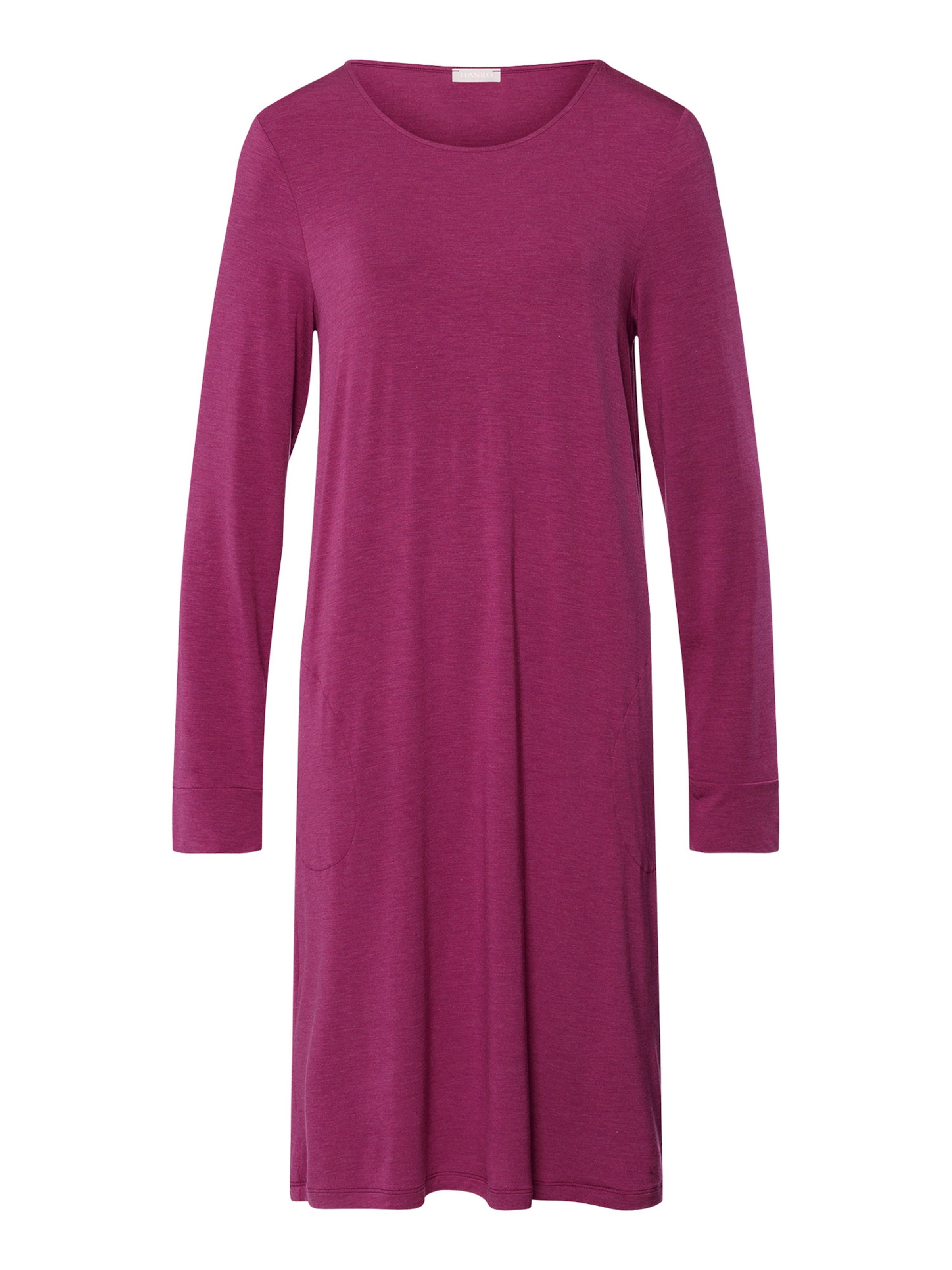 Chemise de nuit ' Natural Elegance ' Hanro en rouge : devant