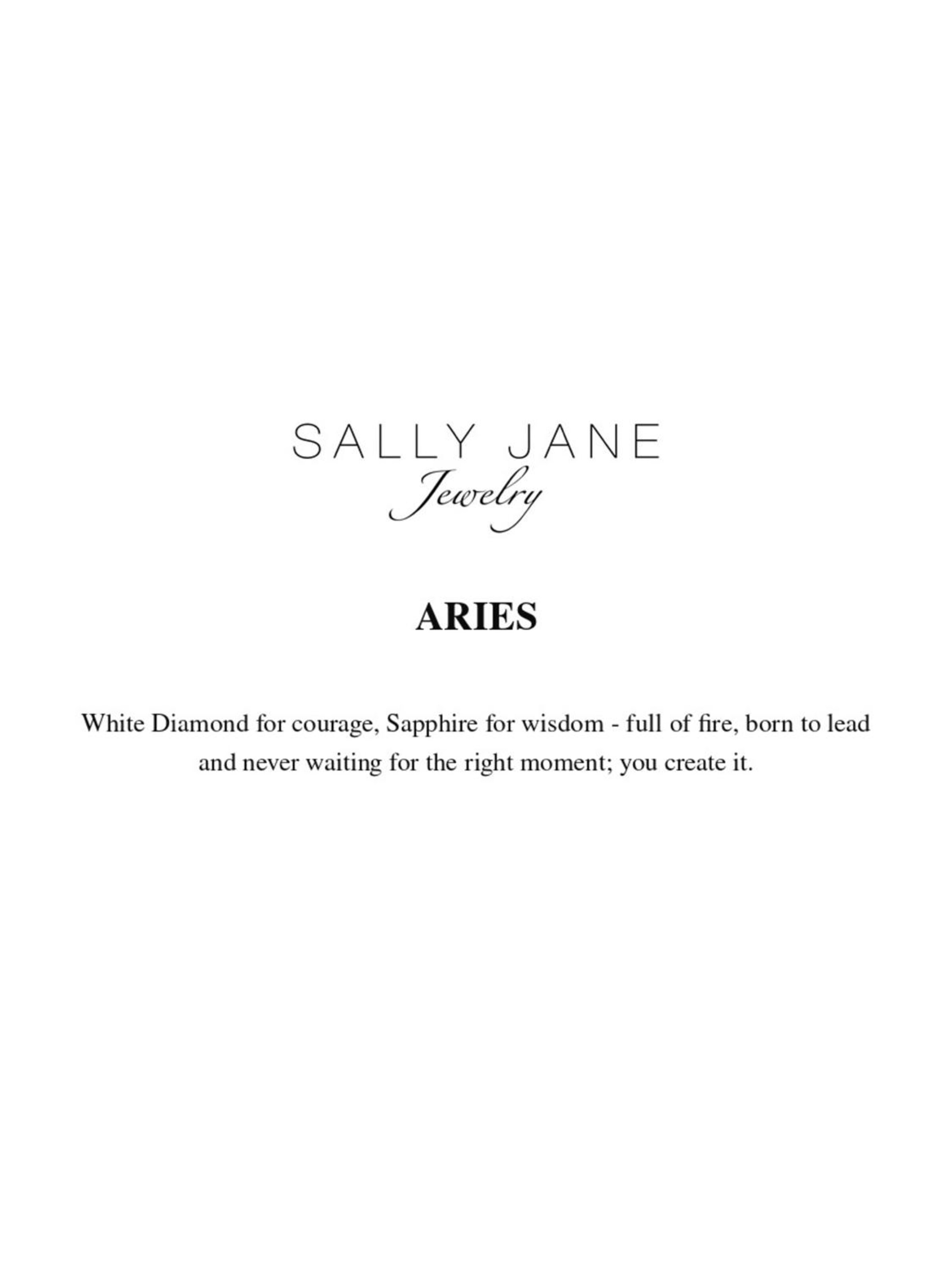 Braccialetto '18k Gold Plated Aries | Ram Zodiac' di Sally Jane Jewelry in oro