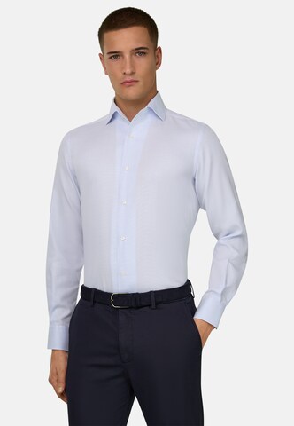 Boggi Milano Shirt in Blauw: voorkant