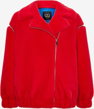 Manteau d’hiver CESARE GASPARI en rouge : devant