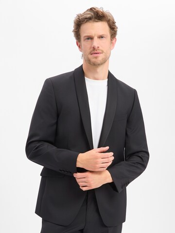 WILVORST Regular fit Business Blazer in Black: front