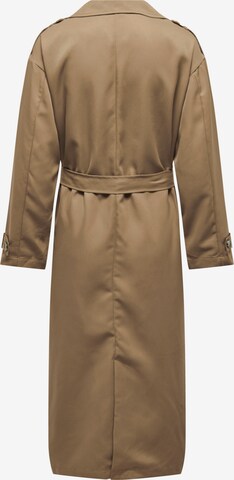 ONLY Płaszcz przejściowy 'Line' w kolorze brązowy