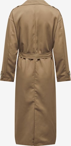 ONLY - Abrigo de entretiempo 'Line' en marrón
