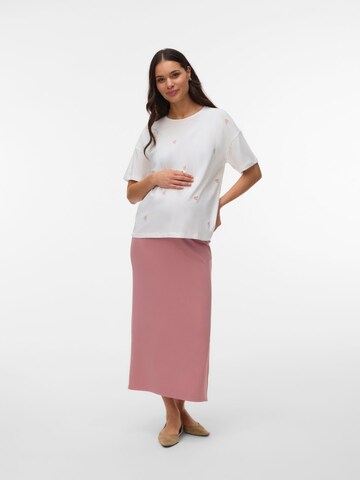 Tricou 'MLRosetta' de la MAMALICIOUS pe alb