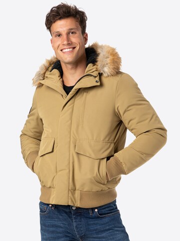 Superdry Between-season jacket 'Everest' in Beige: front