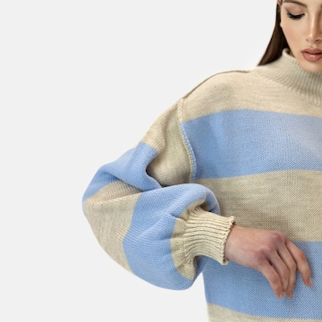Elara Knitted dress in Blue