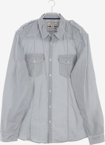 ESPRIT Button Up Shirt in XXL in Grey: front