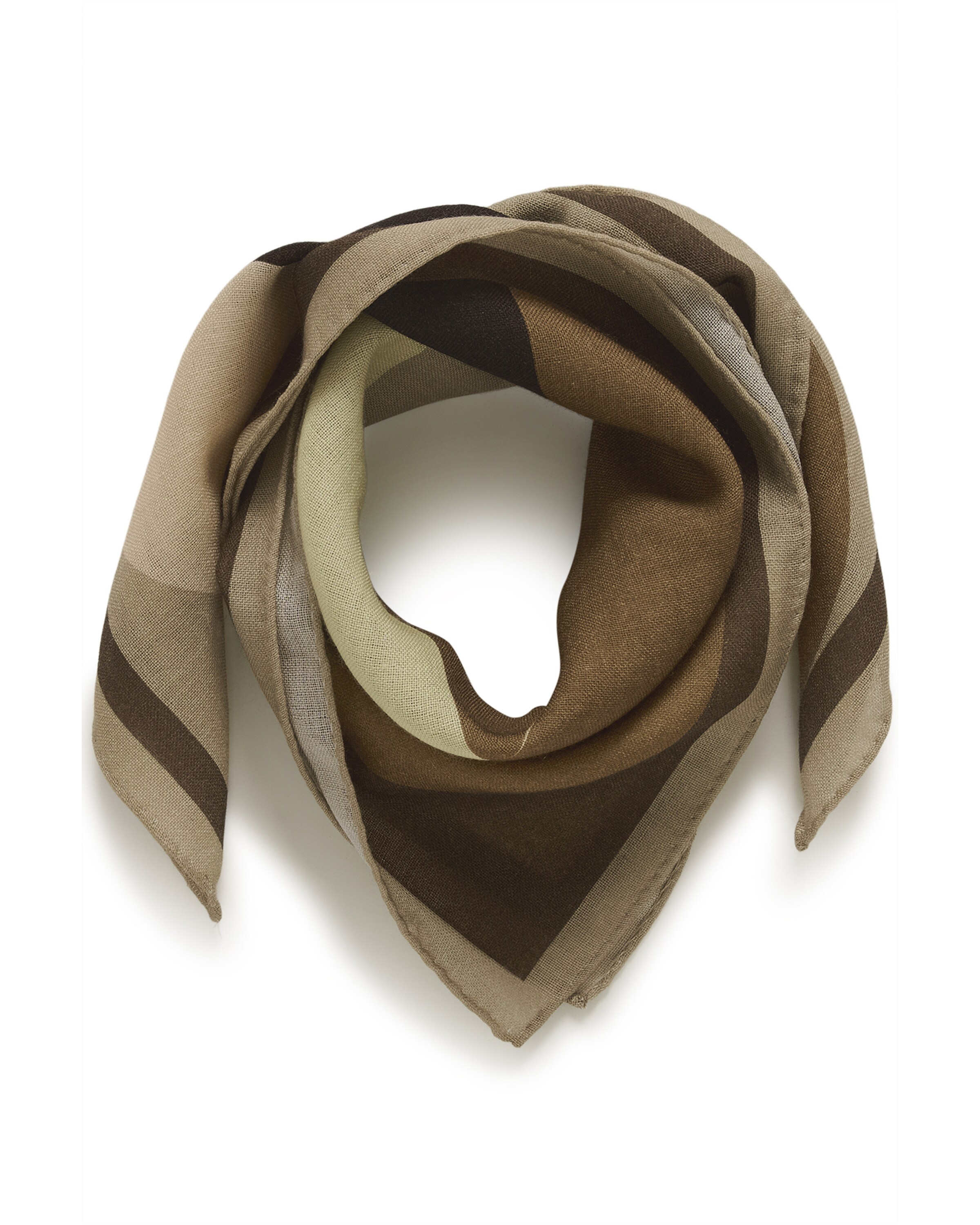 Écharpe 'MAWoolba' Matinique en marron : devant