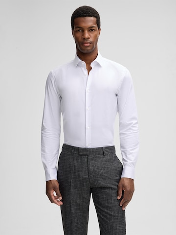 Coupe slim Chemise 'Stan' STRELLSON en blanc : devant