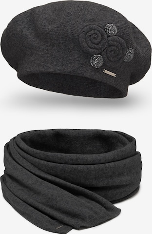 Bonnet '7037 Set' Vivisence en gris : devant