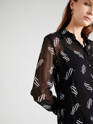 Fit confort Chemisier ARMANI EXCHANGE en noir