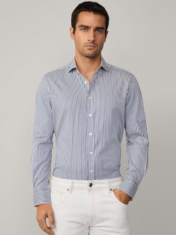 Hackett London Regular Fit Hemd in Blau: Vorderseite