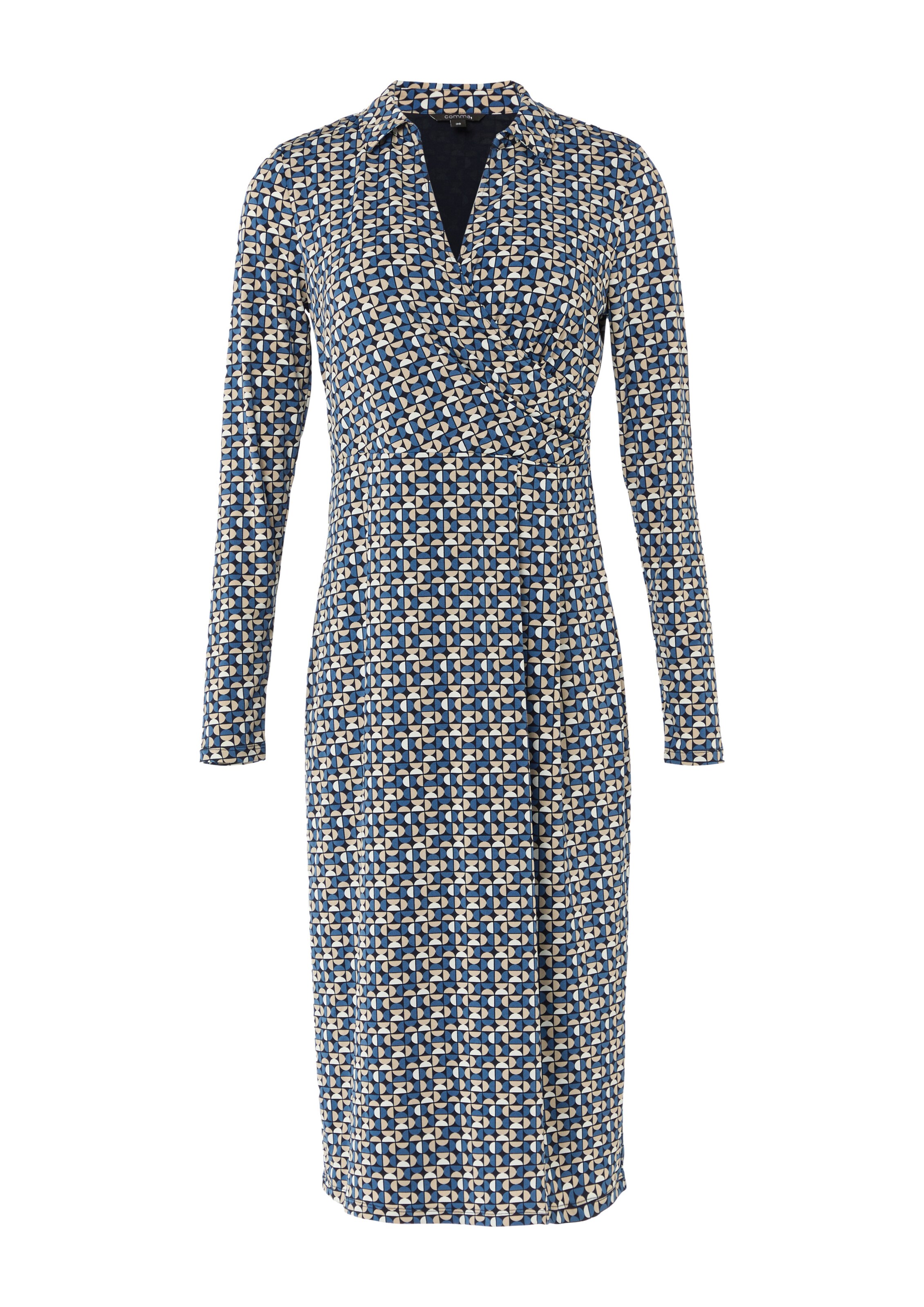 COMMA Kleid in Blau: Vorderseite