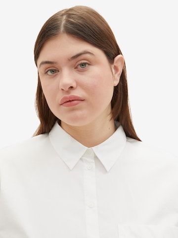 Tom Tailor Women + Blouse in White