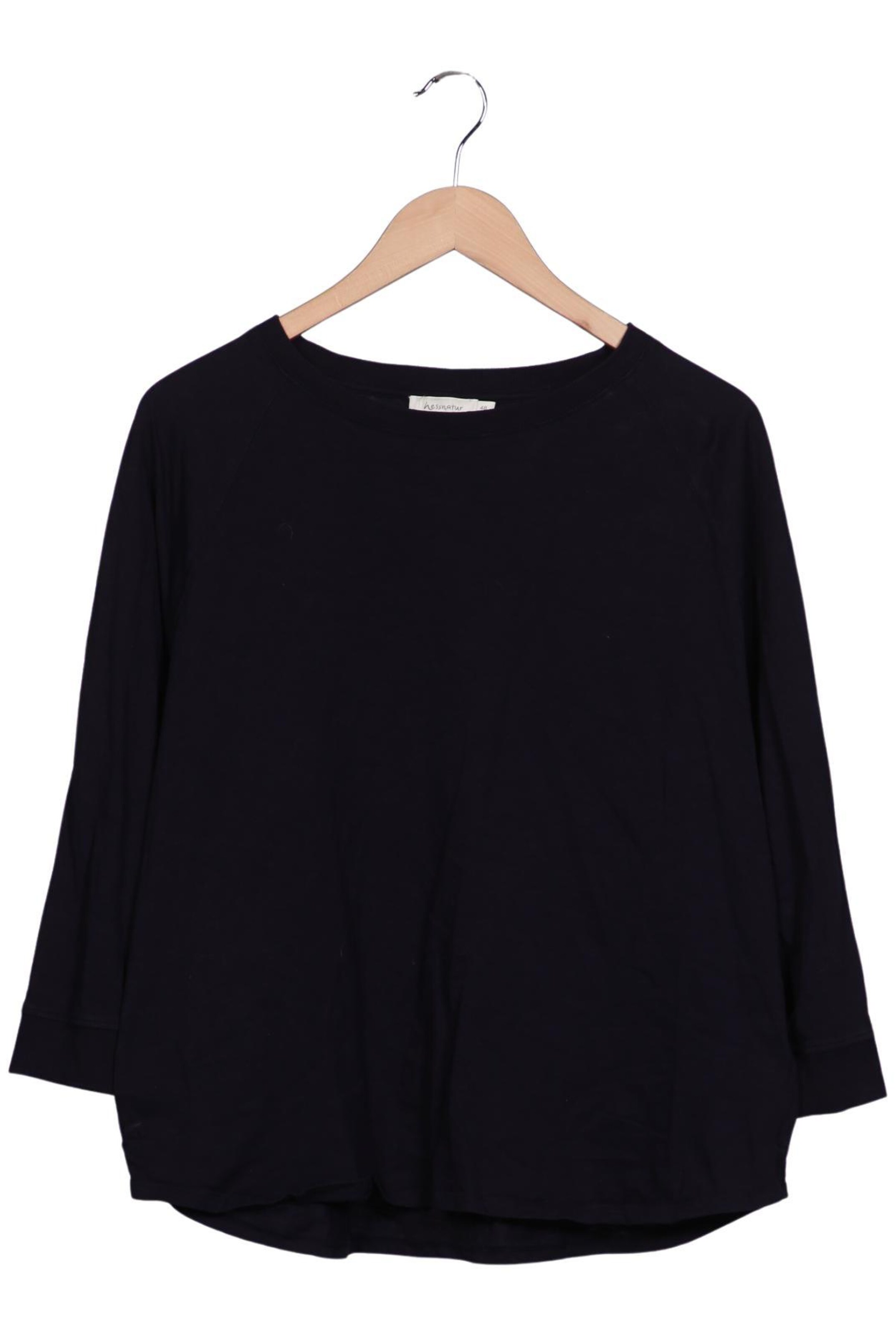 hessnatur Top & Shirt in 12XL in Blue: front