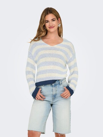 ONLY Sweater 'ONLGeena' in Blue: front