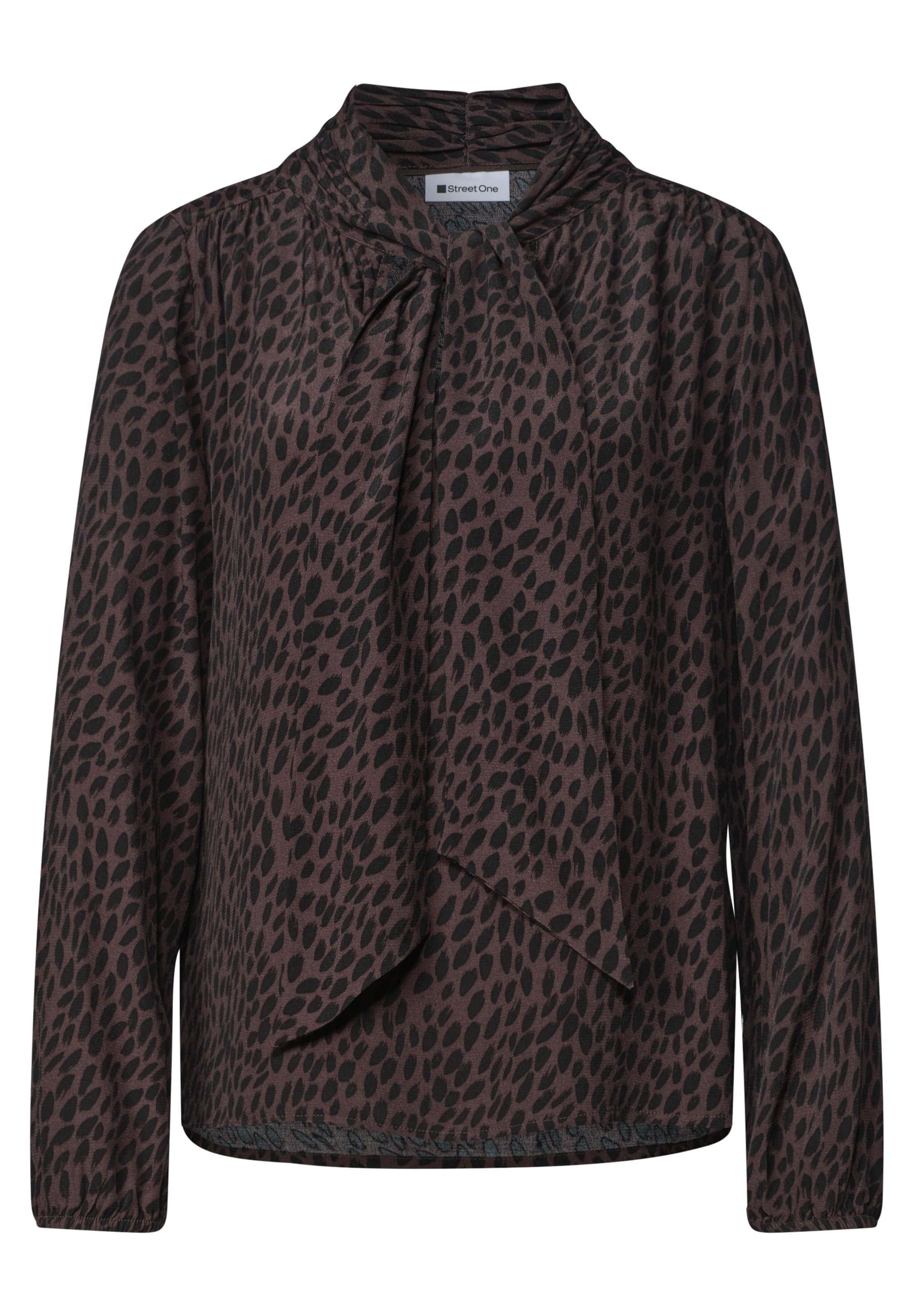 STREET ONE Blouse in Brown: front