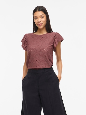 VILA Blouse 'VIKAWA' in Bruin: voorkant