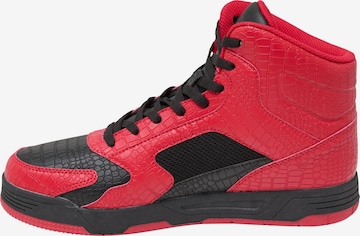 Baskets hautes 'TIPPOFF' Ewing en rouge : devant