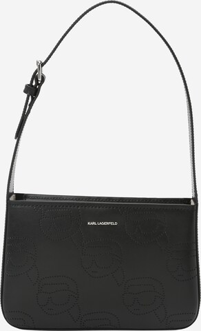 Karl Lagerfeld Shoulder Bag 'Ikonik 2.0' in Black: front