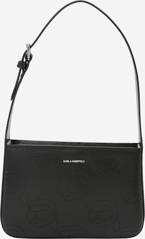 Karl Lagerfeld Shoulder Bag 'Ikonik 2.0' in Black: front