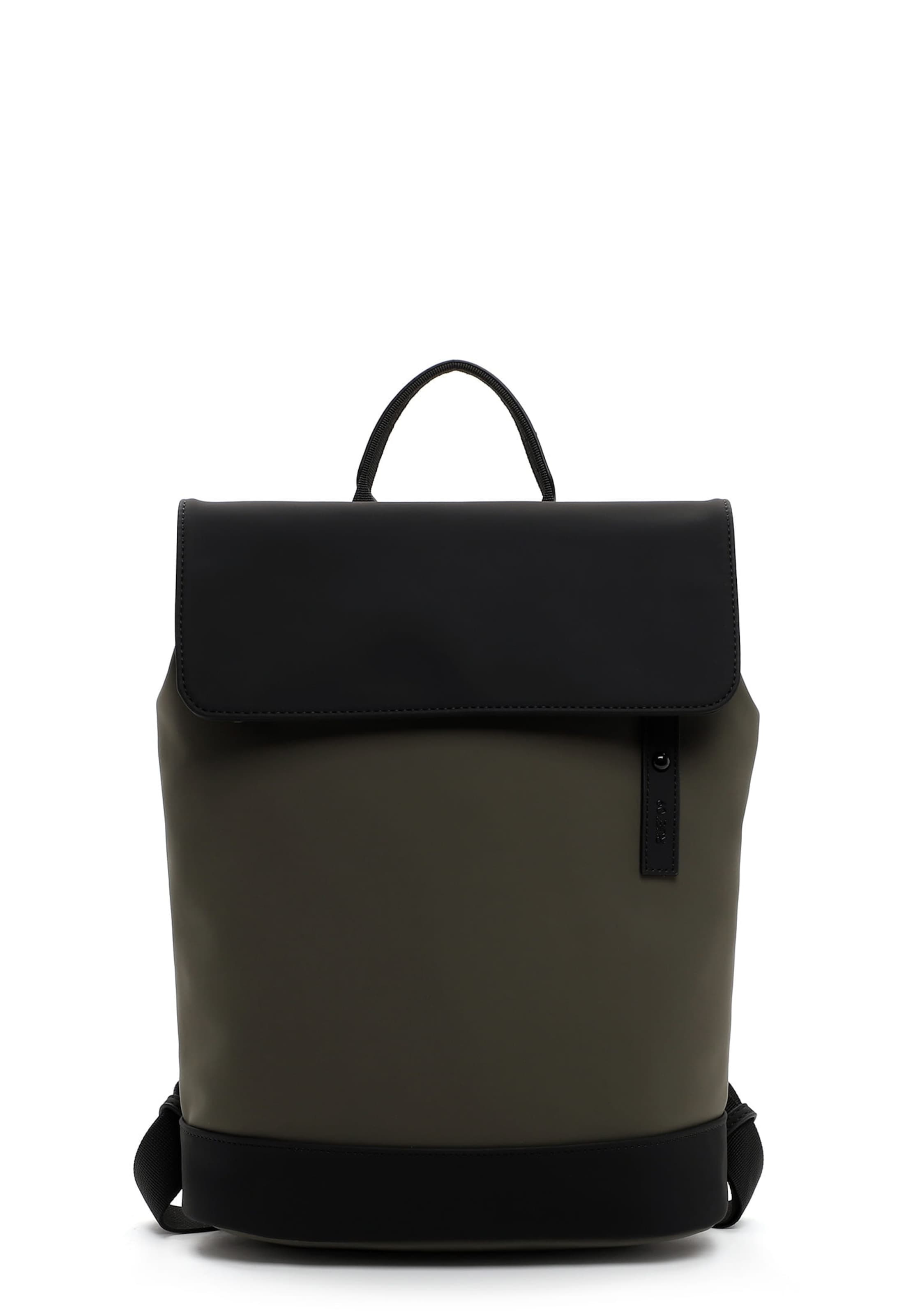Emily & Noah Backpack 'Le Havre RUE 09 ' in Green: front