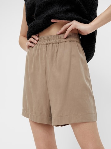 OBJECT Loose fit Pants 'Tilda' in Brown