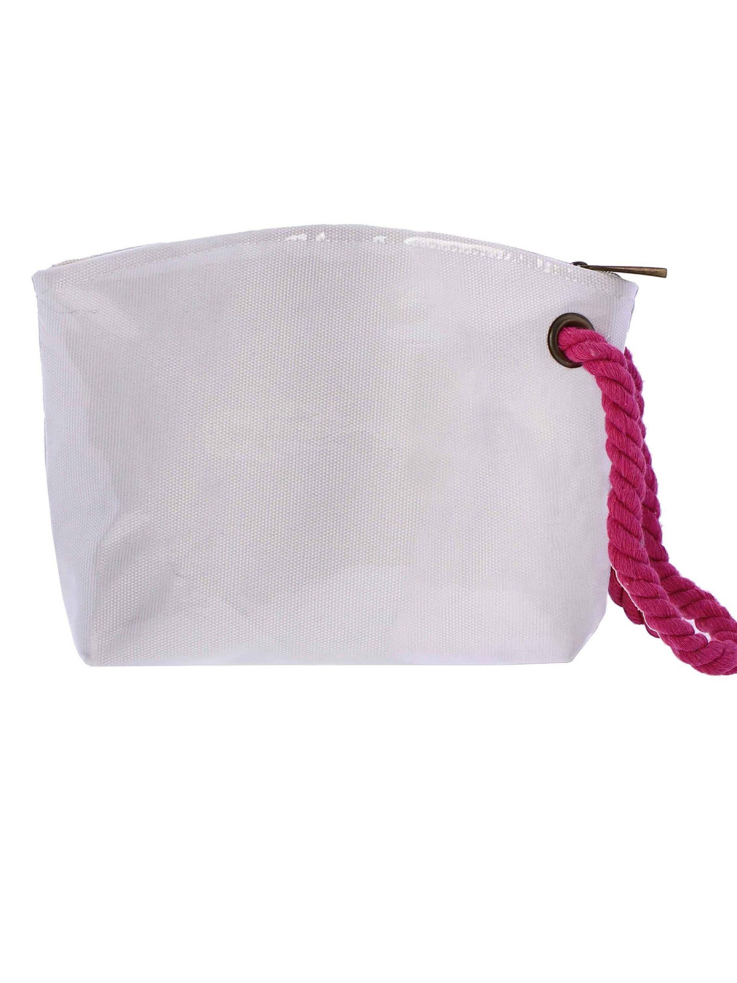 Amichi - Bolso de mano 'Bolso de playa neceser para mujer Miami de lona con cremallera' en Mezcla de colores