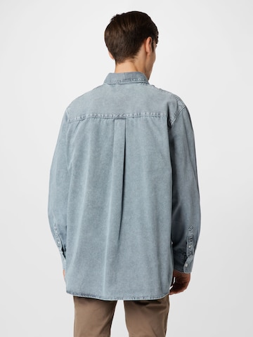 WEEKDAY Comfort Fit Hemd 'Malcon' in Blau