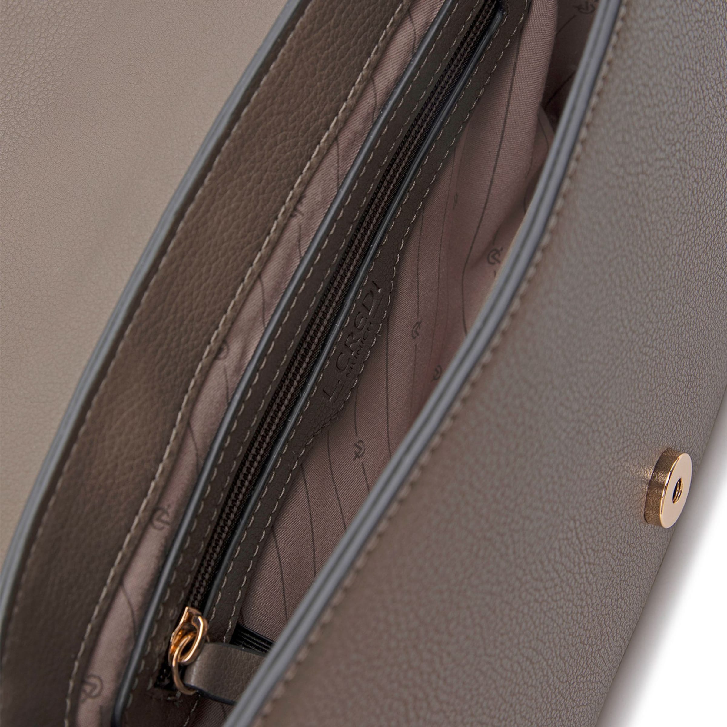 Borsa a tracolla 'Petrina' di L.CREDI in grigio