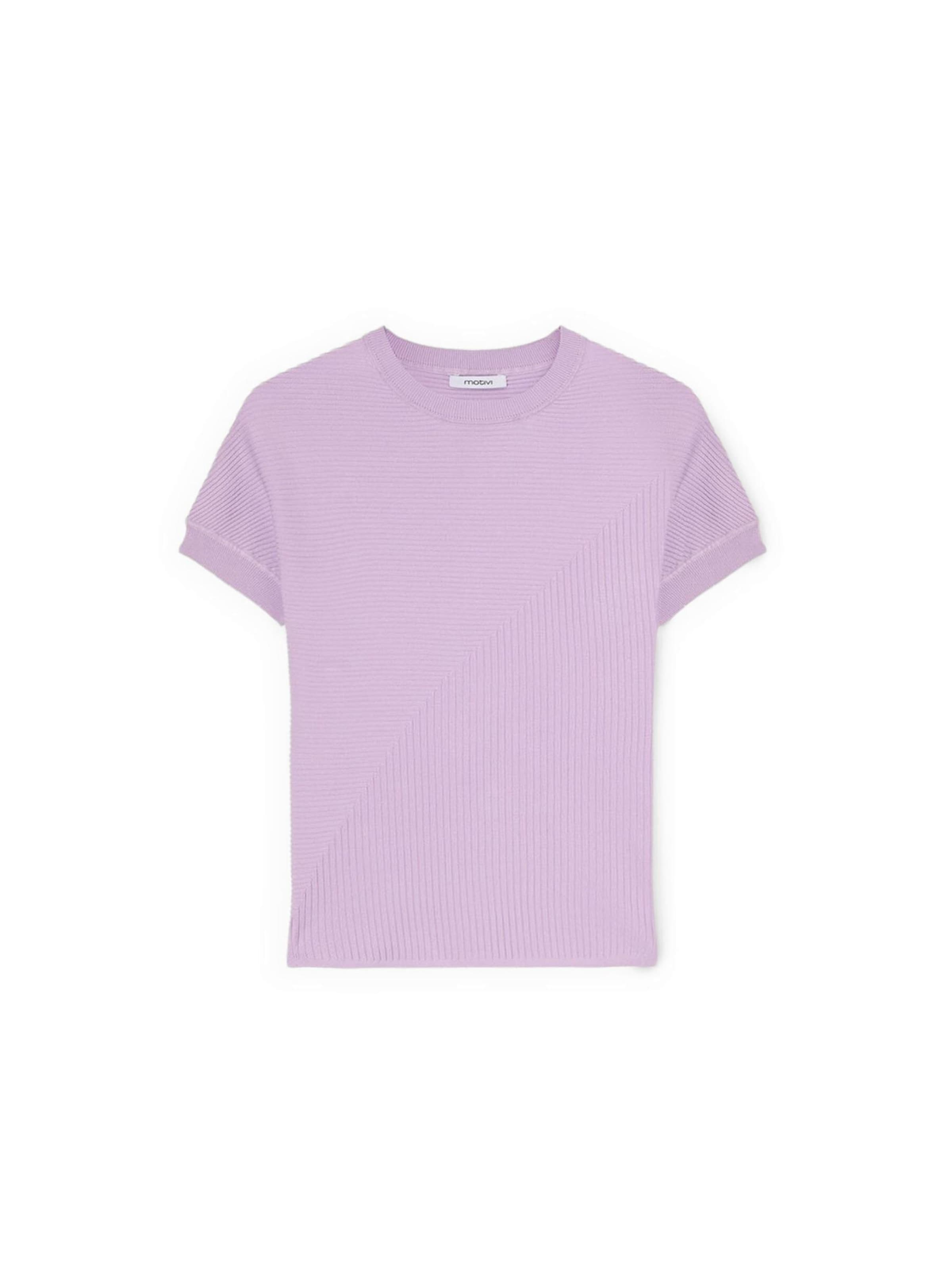 Pull-over MOTIVI en violet : devant