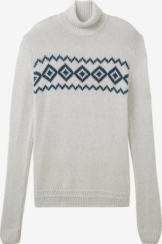 TOM TAILOR Sweater in White: front