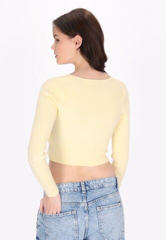 MYMO Свитер 'Comfy' в Желтый
