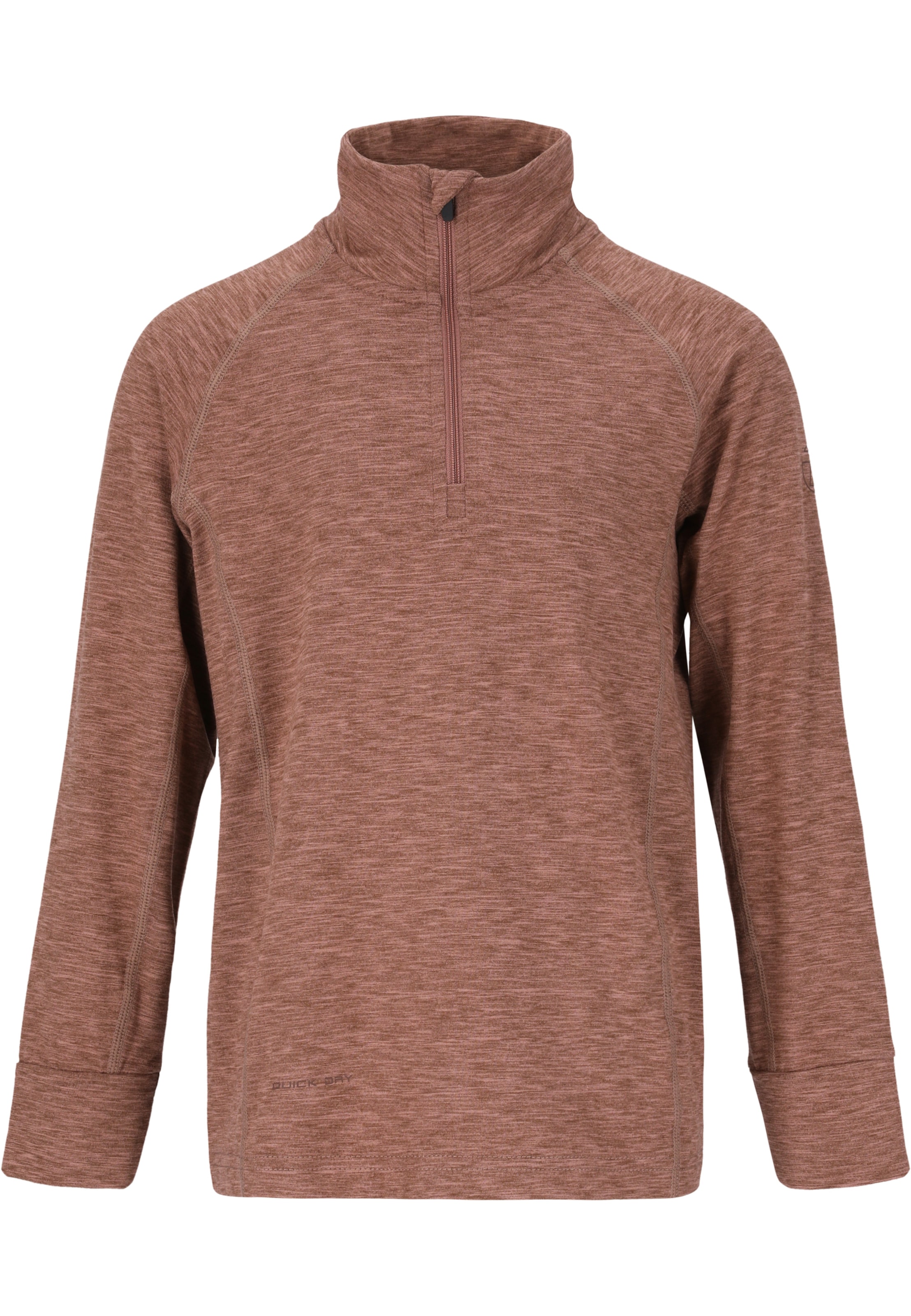 ZigZag Funktionsshirt 'Lopez' in Braun: Vorderseite