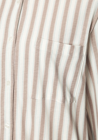 VIVANCE Pajama Shirt in Brown