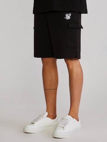 regular Pantaloni di SikSilk in nero