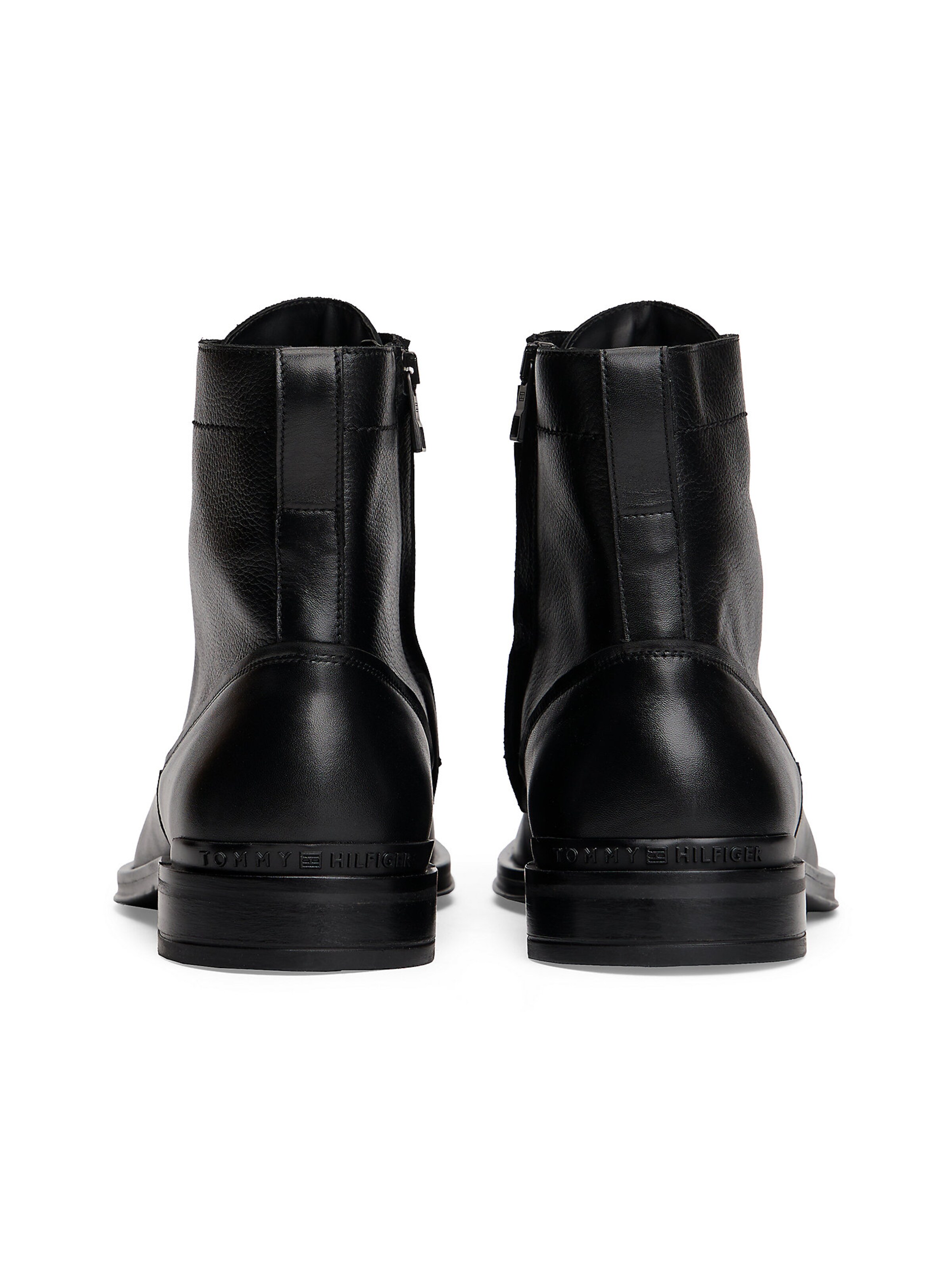 TOMMY HILFIGER Schnürboots in Schwarz