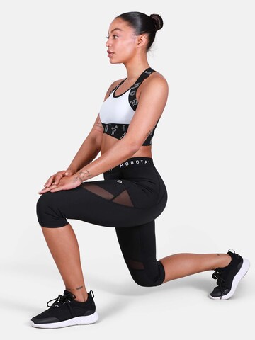 MOROTAI Skinny Sporthose 'CAPRI PERFORMANCE' in Schwarz