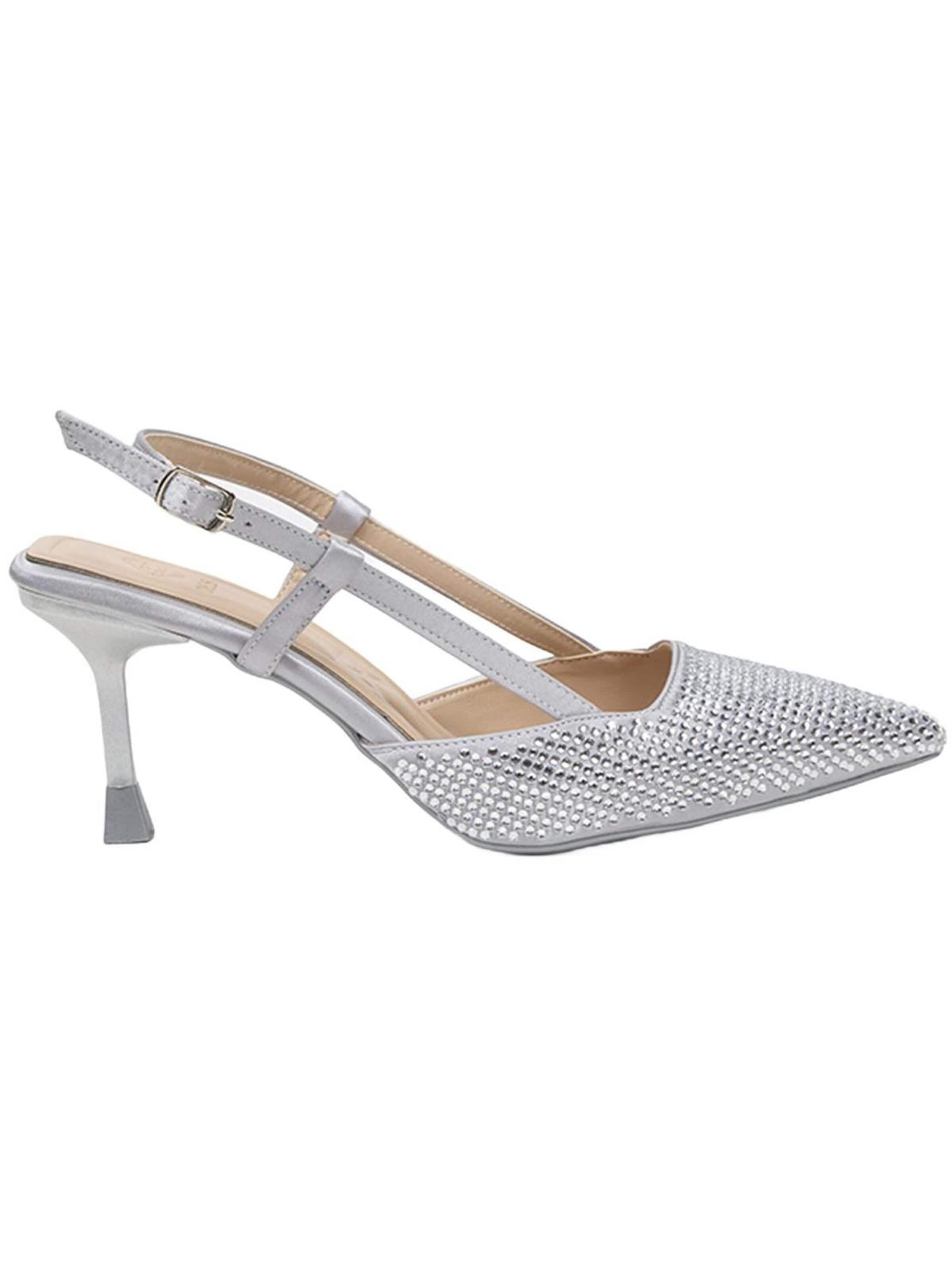 Desa Slingpumps 'Stilett' in Zilver