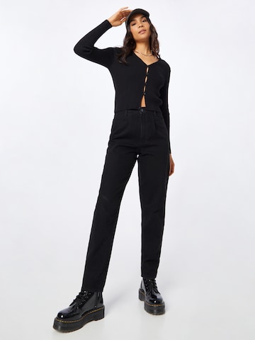 Monki Knit Cardigan in Black