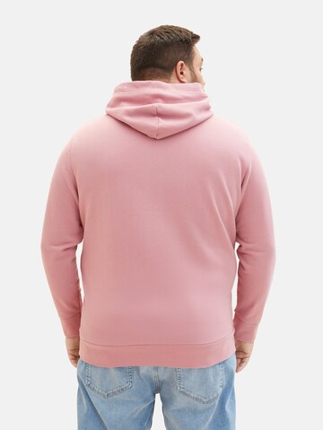 TOM TAILOR Men + Sweatshirt in Pink