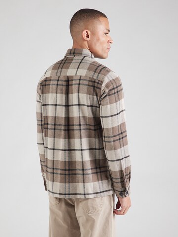 JACK & JONES Comfort fit Overhemd 'JPRRAYMOND' in Bruin