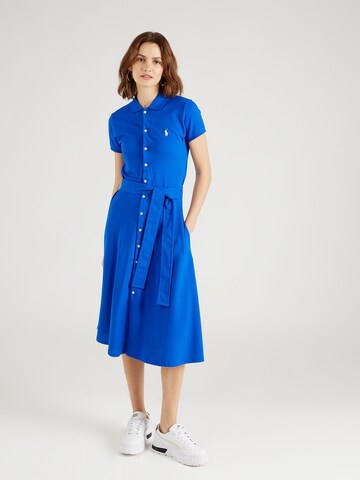 Robe-chemise Polo Ralph Lauren en bleu : devant