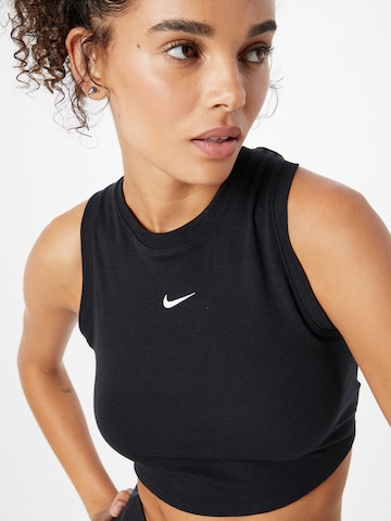 Nike Sportswear Top 'ESSENTIAL' – černá