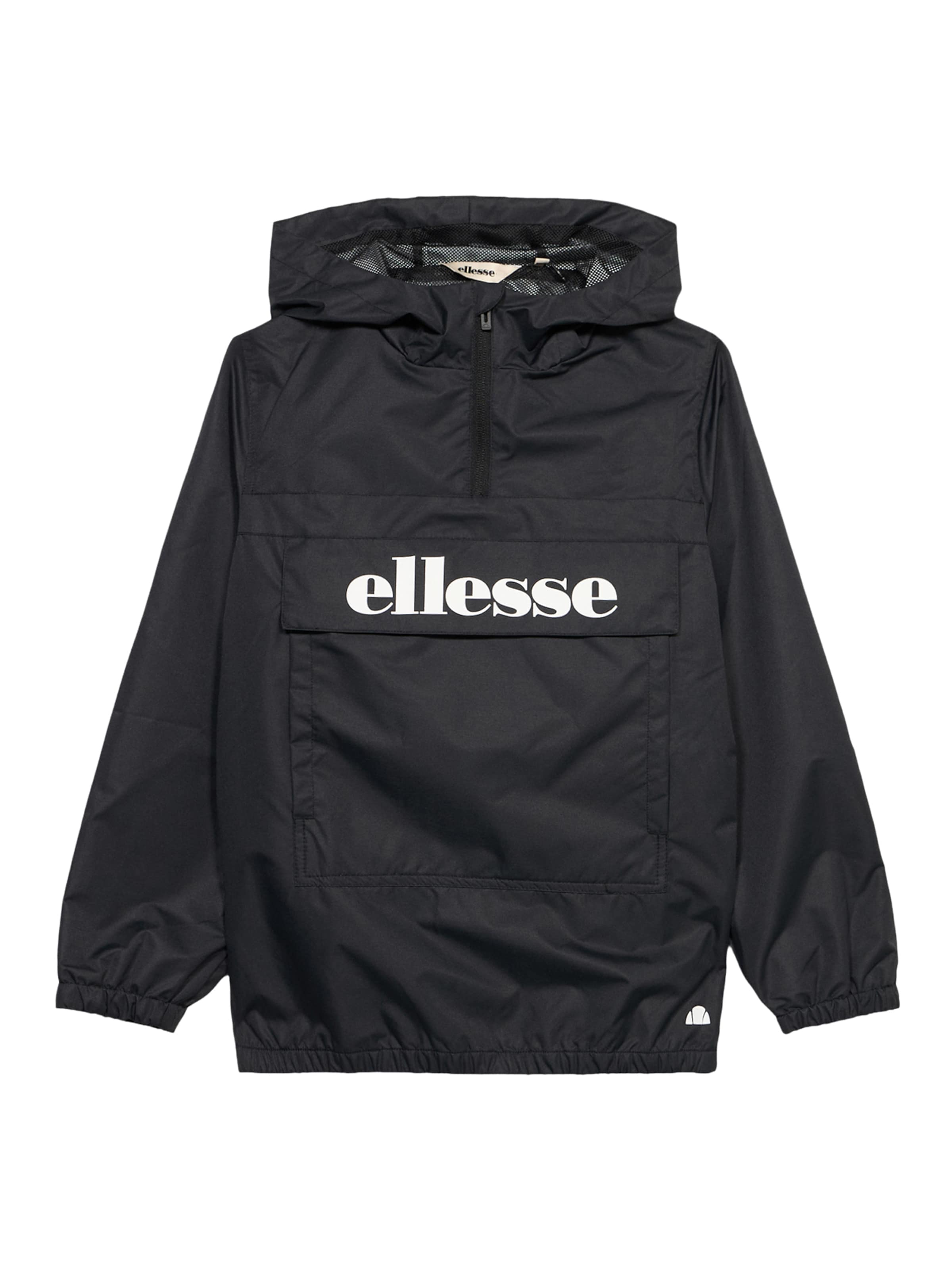 ELLESSE Преходно яке 'Plazo' в черно: отпред