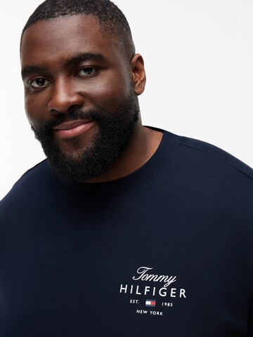 Tommy Hilfiger Big & Tall Mikina - Modrá
