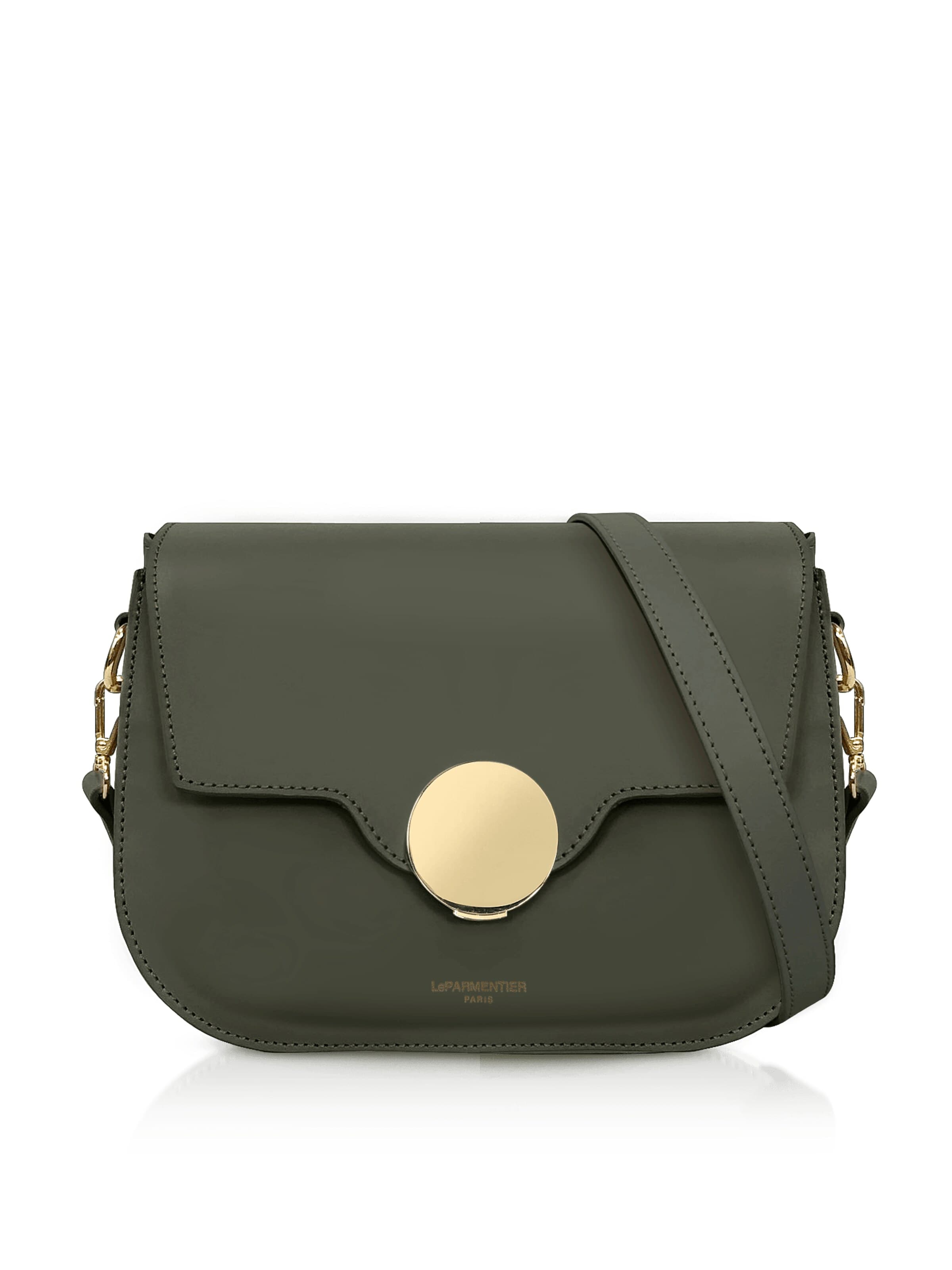 LeParmentier Shoulder Bag 'San Pedro' in Green: front