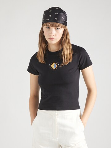 T-shirt 'Ying Sun' Iriedaily en noir : devant