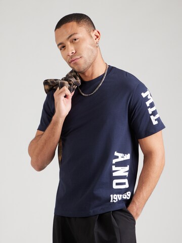 19V69 ITALIA Shirt 'Tamaro' in Blauw: voorkant